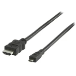 Valueline HDMI 2.0 Cable HDMI male - micro HDMI male 2m Λευκό