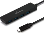 Mediarange Usb Type-C? To Usb 3.0 Hub 1:4, Bus-Powered, Black (Mrcs508)