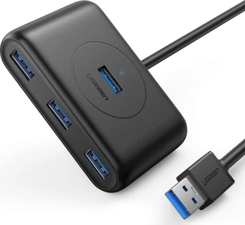 Ugreen Slim USB 3.0 4 Port Data Hub, με καλώδιο 0,5m (20290)