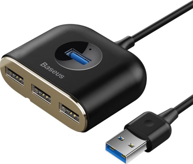 Baseus Cahub-Ay01 | Usb-A Hub Με 1X Usb 3.0, 3X Usb 2.0, Μαύρο