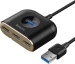 Baseus Cahub-Ay01 | Usb-A Hub Με 1X Usb 3.0, 3X Usb 2.0, Μαύρο