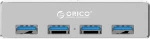 Orico Hub Με Κλιπ Mh4Pu-Sv-Bp, 4 Ports, Usb 3.0, Ασημί
