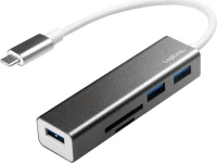 Hub Type-C 3.0 with Card Reader Logilink UA0305