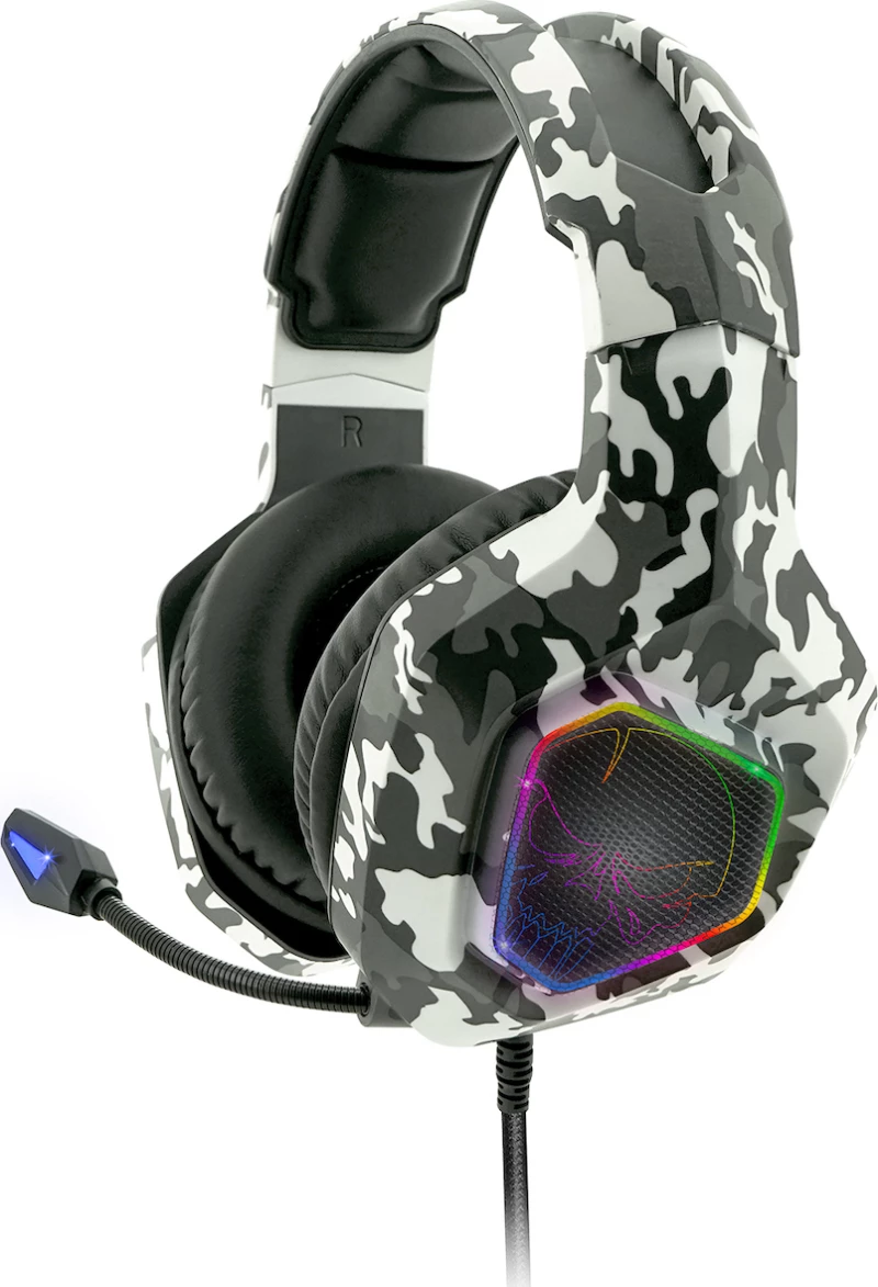 Spirit of Gamer Elite H50 Over Ear Gaming Headset (USB) Arctic