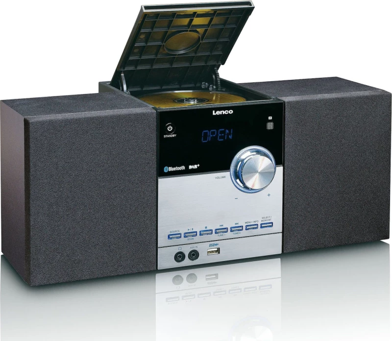 Lenco Mc-150 Microset Μουσικό Σύστημα Με Επιλογές Fm/Dab+ Ράδιο,Bluetooth,Cd,Usb,Sd Και Aux-In