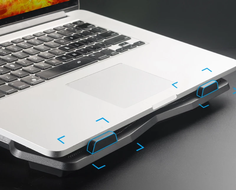 Powertech Βάση & Ψύξη Laptop Pt-930, Έως 15.6
