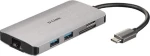 Usb Hub D-Link Dub-M810 - Usb 3.0 - Multi Ports - Silver Dub-M810