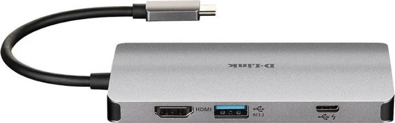Usb Hub D-Link Dub-M810 - Usb 3.0 - Multi Ports - Silver Dub-M810
