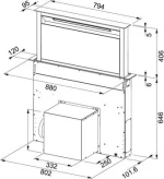 Franke Downdraft FDW 908 IB XS
