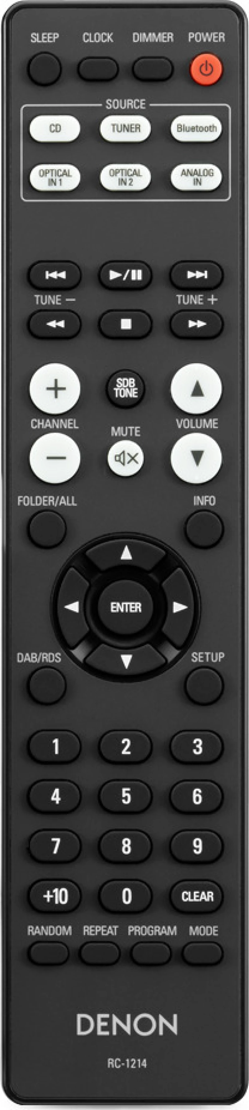 Denon RCD-M41DAB black - bluetooth