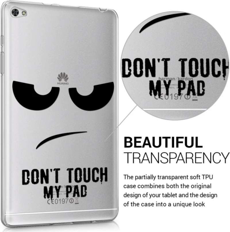 KWmobile Back Cover Dont Touch My PAD (MediaPad M2 8.0")
