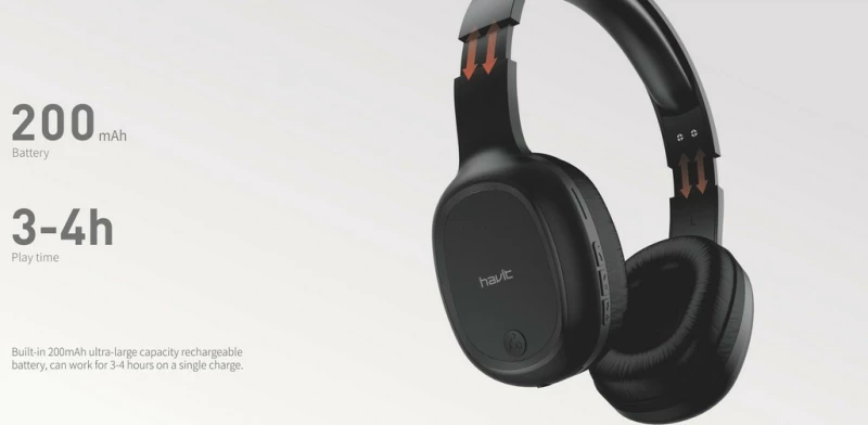 Ασύρματα Ακουστικά Havit - H2590BT (Black)
