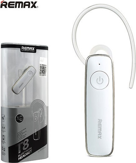 Remax RB-T8 Earbud Bluetooth Handsfree Λευκό