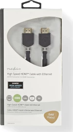 Nedis HDMI 1.4 Cable HDMI male - HDMI male 3m Μαύρο