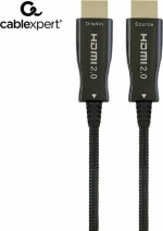 Cablexpert HDMI 1.4 Braided Cable HDMI male - HDMI male 30m Μαύρο