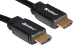 Sandberg HDMI 2.0 Flat Cable HDMI male - HDMI male 5m Μαύρο