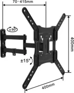 TVY-1107A Επιτοίχια έως 55" και 30kg