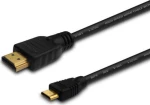Savio HDMI 1.4 Cable HDMI male - mini HDMI male 1.5m Μαύρο