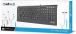 Natec Barracuda Slim Πληκτρολόγιο Αγγλικό US