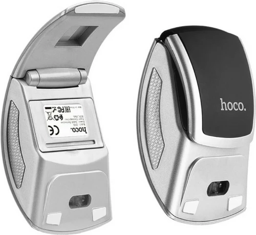 Hoco DI03 Ασύρματο Mini Ποντίκι Ασημί