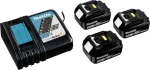 Makita DHP482RFX3 Κρουστικό Δραπανοκατσάβιδο Μπαταρίας 18V 3x3Ah