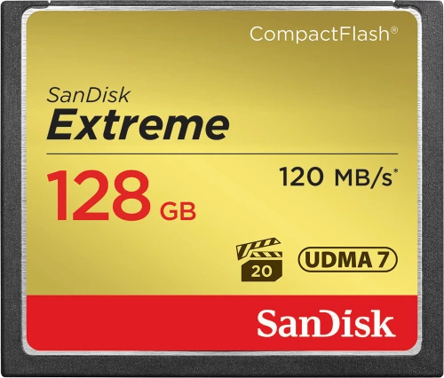 Sandisk Extreme CompactFlash 128GB UDMA-7