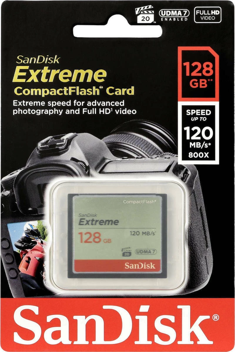 Sandisk Extreme CompactFlash 128GB UDMA-7