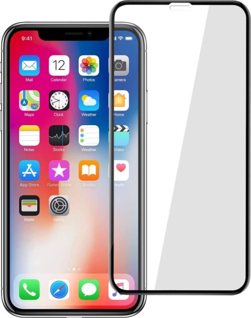 5D Full Glue Full Face Tempered Glass Black (iPhone XR)