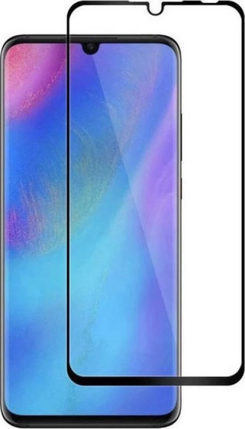 3D Full Face Tempered Glass Black (Huawei P30)