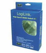 LogiLink HDMI 1.4 Cable HDMI male - HDMI male 15m Μαύρο