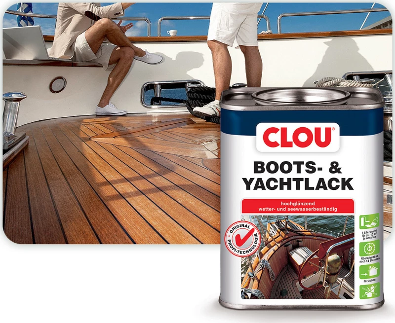 Clou Βερνίκι Yachtlack 0.75lt Διάφανο