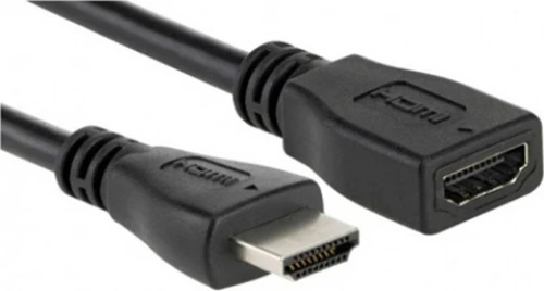 De Tech Cable HDMI male - HDMI female 1.5m Μαύρο