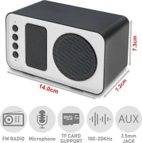 KB10 Ηχείο Bluetooth με Ραδιόφωνο White