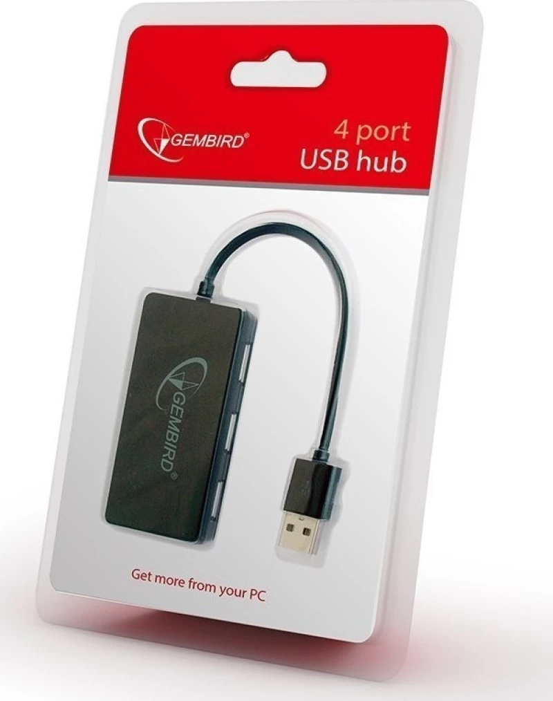 Gembird Usb 2.0 Hub 4 Θυρών Uhb-U2P4-03