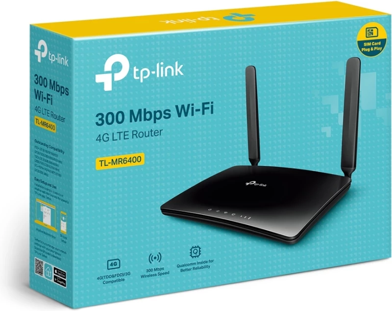 Tp-Link Router Tl-Mr6400 Wireless N, 4 G Lte V4