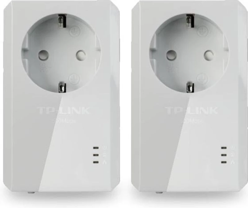 Tp-Link Tl-Pa4010Pkit V4, Av600 Powerline Kit With Ac Pass Through