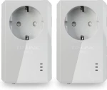 Tp-Link Tl-Pa4010Pkit V4, Av600 Powerline Kit With Ac Pass Through