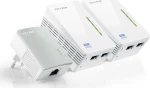 Tp-Link Tl-Wpa4220Tkit V1.3, Av500 2-Port Powerline Wifi Extender 3-Pack Kit