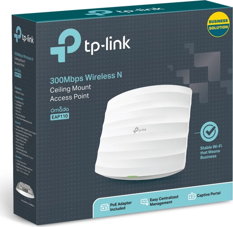 Tp-Link 300Mbps Wireless N Ceiling Mount Access Point (Eap110) V4