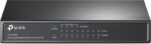 Tp-Link 8-Port Gigabit Desktop Switch Tl-Sg1008P, 4-Port Poe, Ver. 3.0