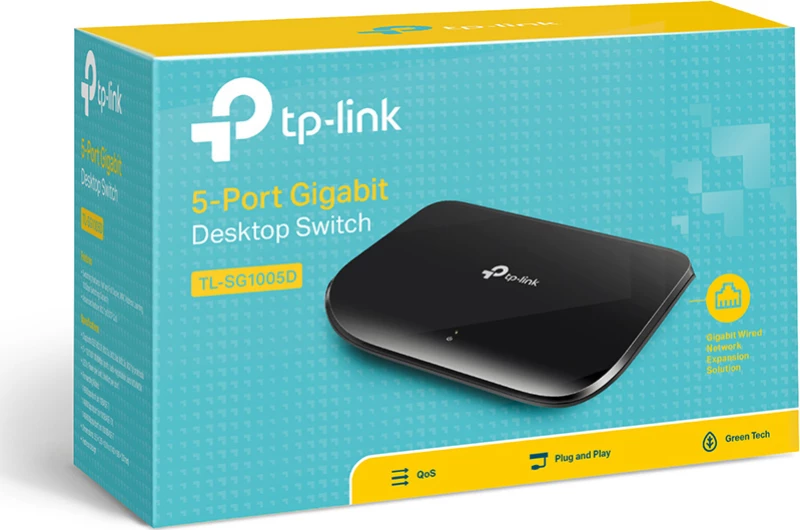 TP-Link TL-SG1005D v8.0, 5-port Gigabit Switch