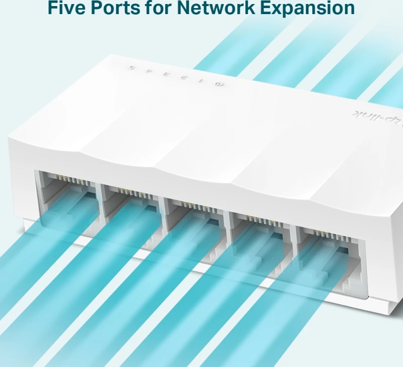 TP-Link LS1005 v1.0, 5-Port 10/100Mbps Desktop Switch