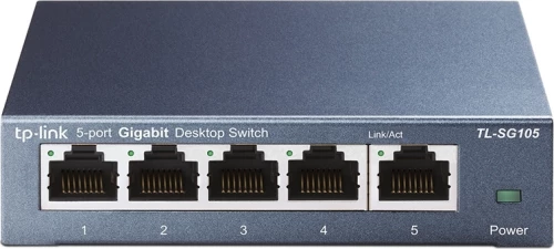 Tp-Link 5-Port 10/100/1000Mbps Desktop Switch (Tl-Sg105) V6