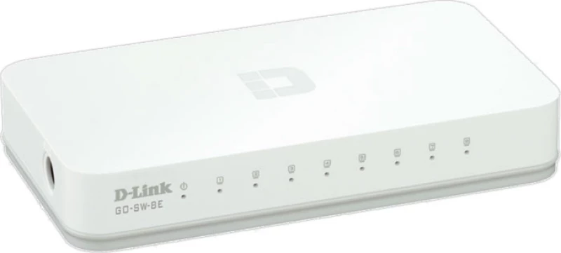 D-Link GO-SW-8E/E μεταγωγέας δικτύου Μη διαχειρίσιμος Fast Ethernet (10/100) Λευκός (Άσπρος)