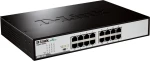 D-Link DGS-1016D/E μεταγωγέας δικτύου Μη διαχειρίσιμος Μαύρος (Μαύρο), Μεταλλικός