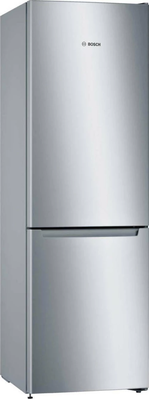Bosch Ψυγειοκαταψύκτης 282lt Total NoFrost Υ176xΠ60xΒ66εκ. Inox KGN33NLEB