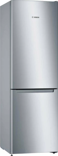 Bosch Ψυγειοκαταψύκτης 282lt Total NoFrost Υ176xΠ60xΒ66εκ. Inox KGN33NLEB