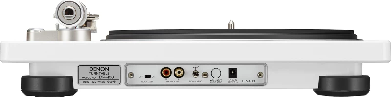 Denon DP400WT Πικάπ Belt Drive Λευκό