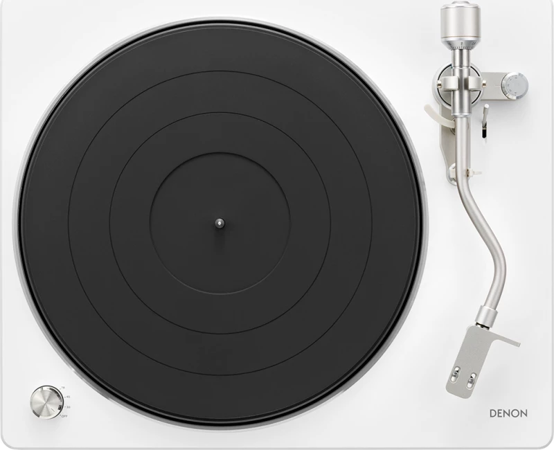 Denon DP400WT Πικάπ Belt Drive Λευκό