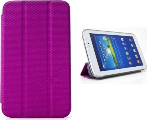 Tri-Fold Flip Cover Μωβ (Galaxy Tab 3 7.0)